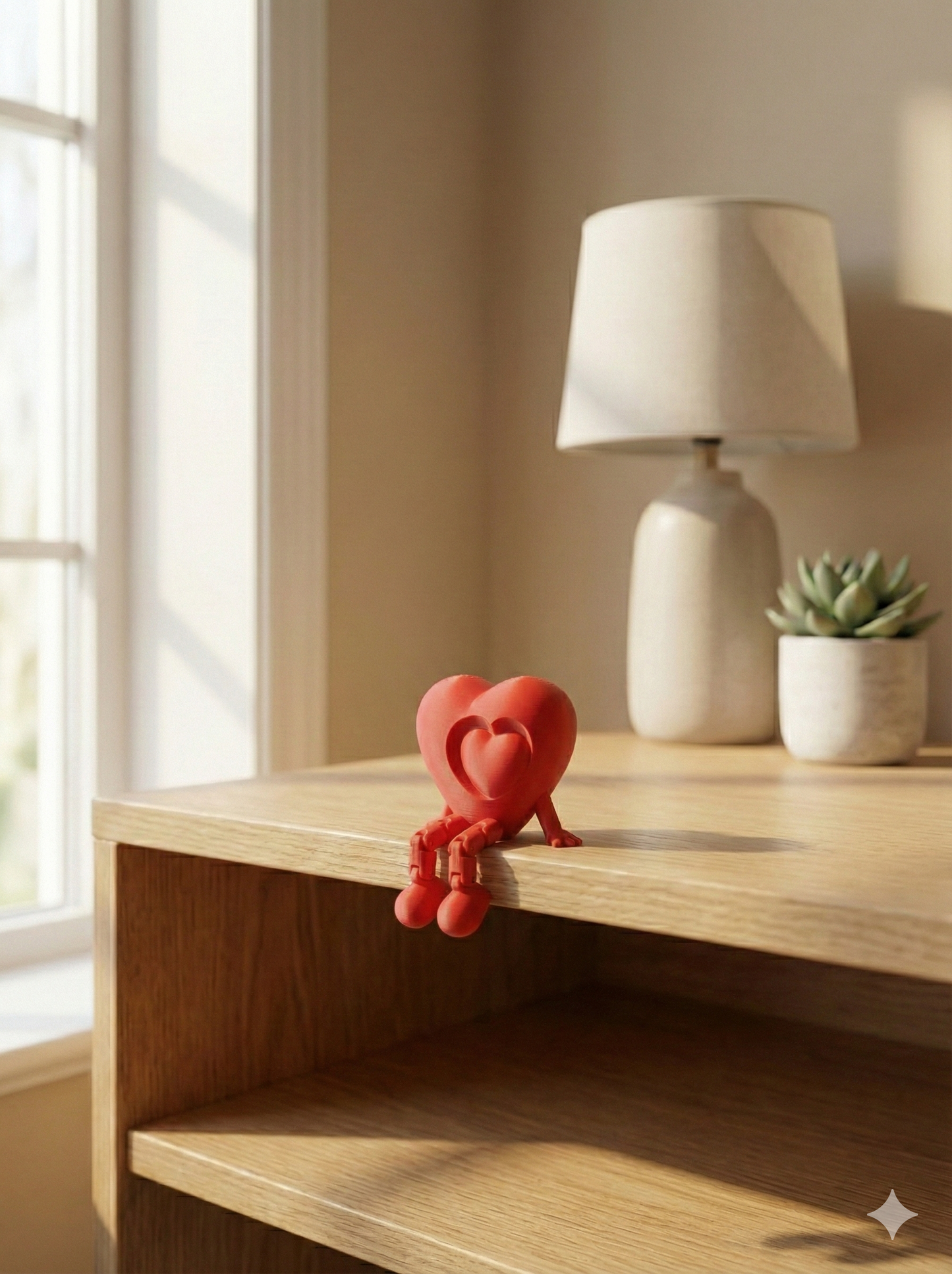Heart Figure Decorative Set (2 Pieces)