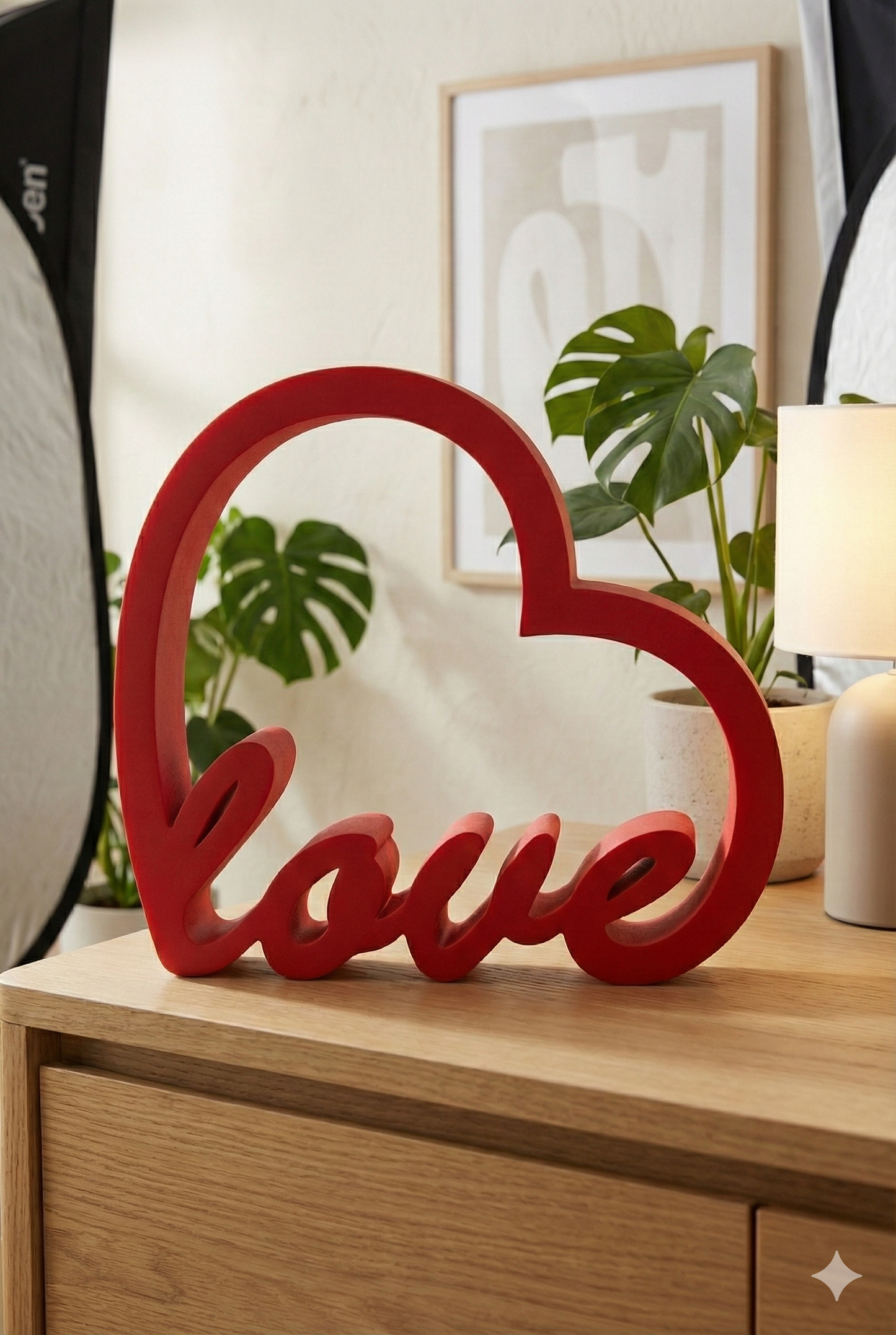 Love Heart Decorative Sculpture