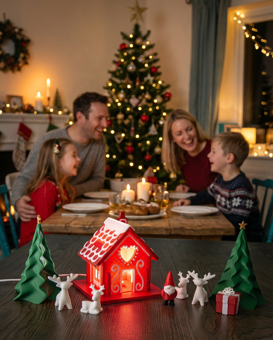 Christmas Village Set – Festive Decorative Scene