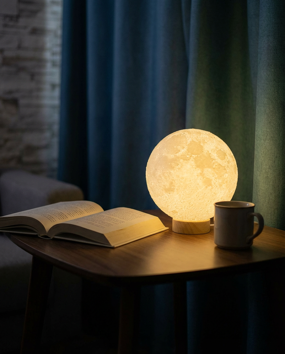 Moon Lamp – Decorative Table Light
