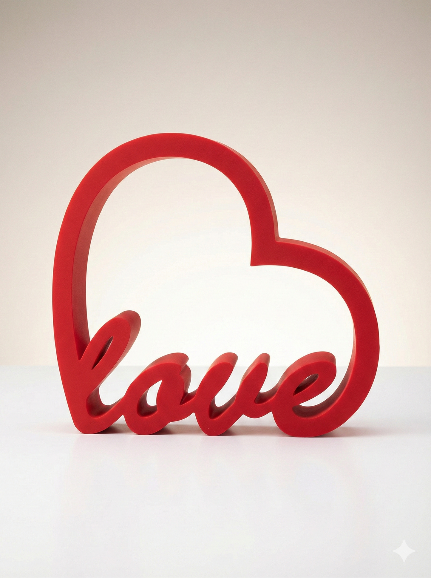 Love Heart Decorative Sculpture