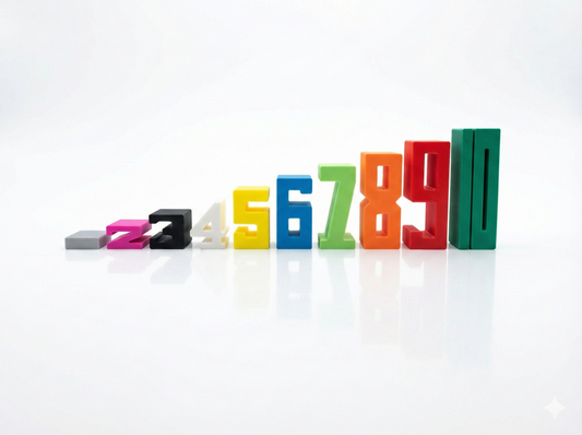 Colorful Numbers Toys – Kids Number and Color Learning Set