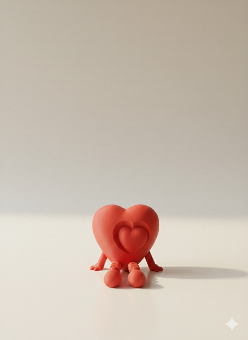 Heart Figure Decorative Set (2 Pieces)