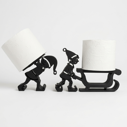 Christmas Elf Toilet Roll Holder – Festive Bathroom Decor